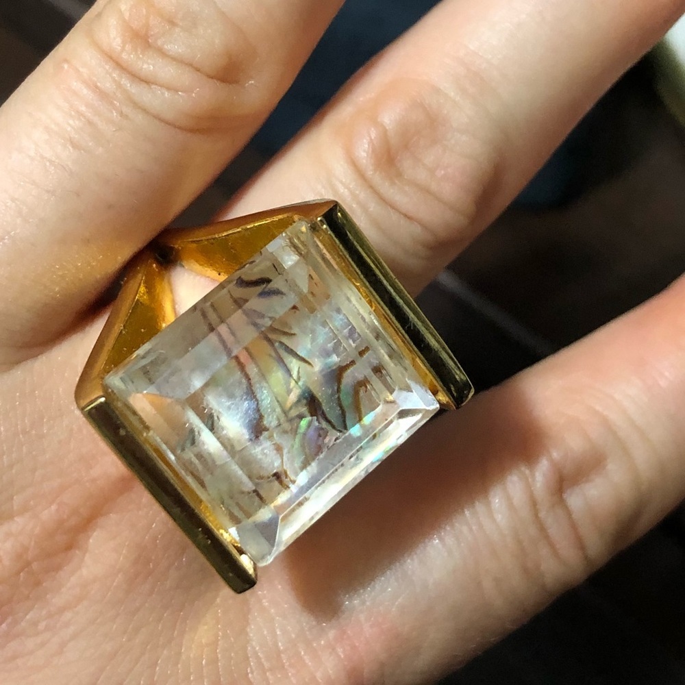 Shell ‘diamond’ ring